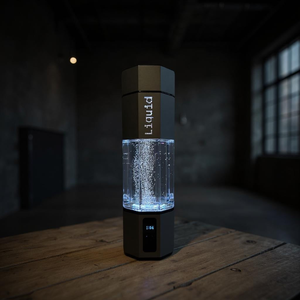 Original Liquid Hydrogen Water Bottle – 10oz Portable SPE/PEM Generator | 8,000 PPM | USB-C Fast Charging | BPA-Free