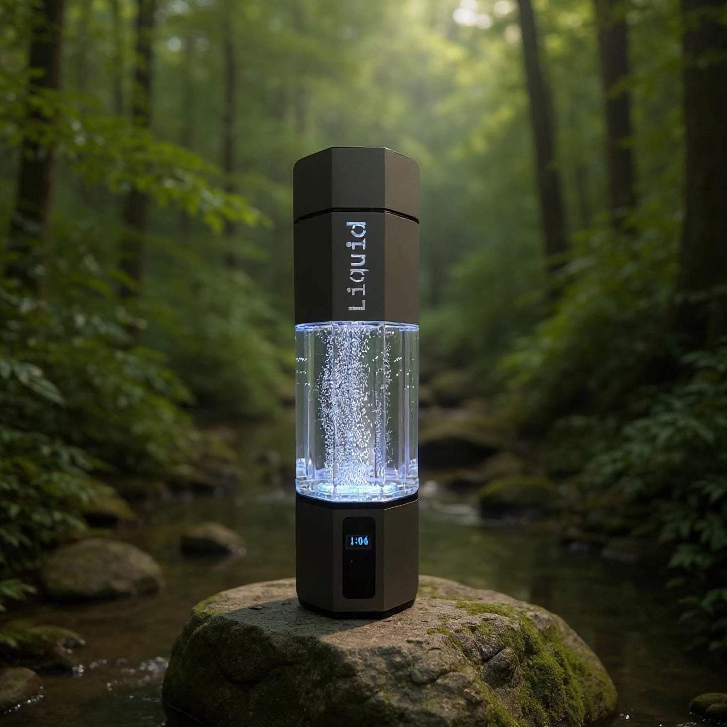 Original Liquid Hydrogen Water Bottle – 10oz Portable SPE/PEM Generator | 8,000 PPM | USB-C Fast Charging | BPA-Free